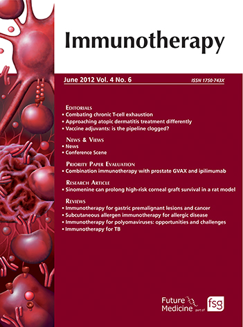 Доступна публикация по иммунотерапии